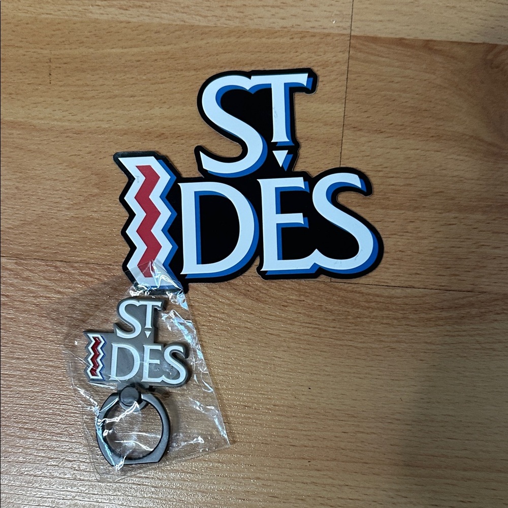 ST IDES Logo Phone Ring  and Sticker Set